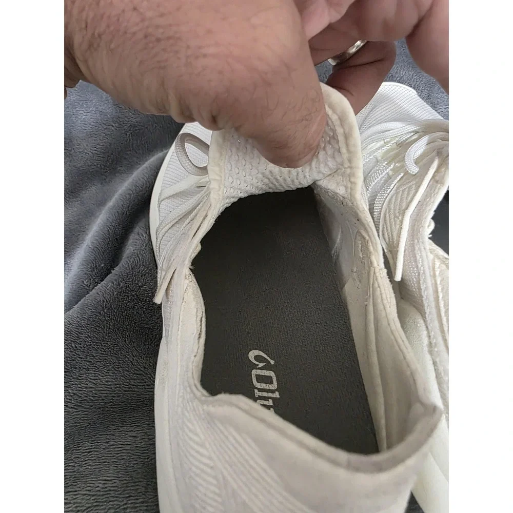 OluKai Holo Shoes Mens Size 12 White Mesh Low Top Athletic Sneakers 10513-WBWB